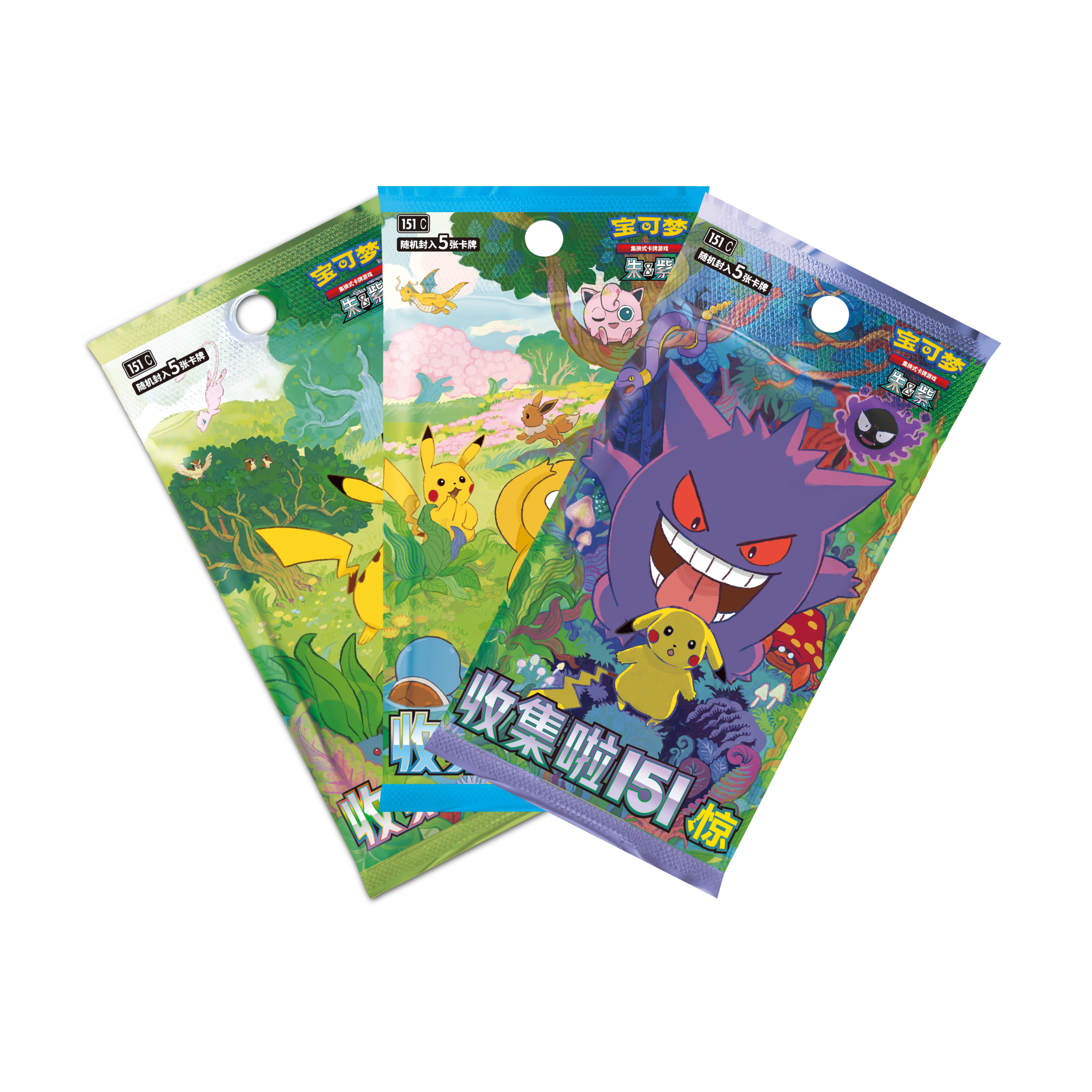 CHINESE (Simplified) - Pokémon First Starter 151C Display Box