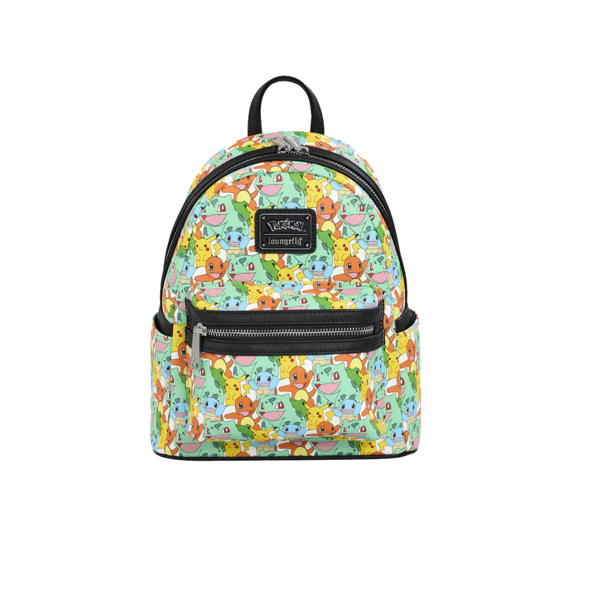 LOUNGEFLY - Pikachu & Starters All Over Print Mini Backpack