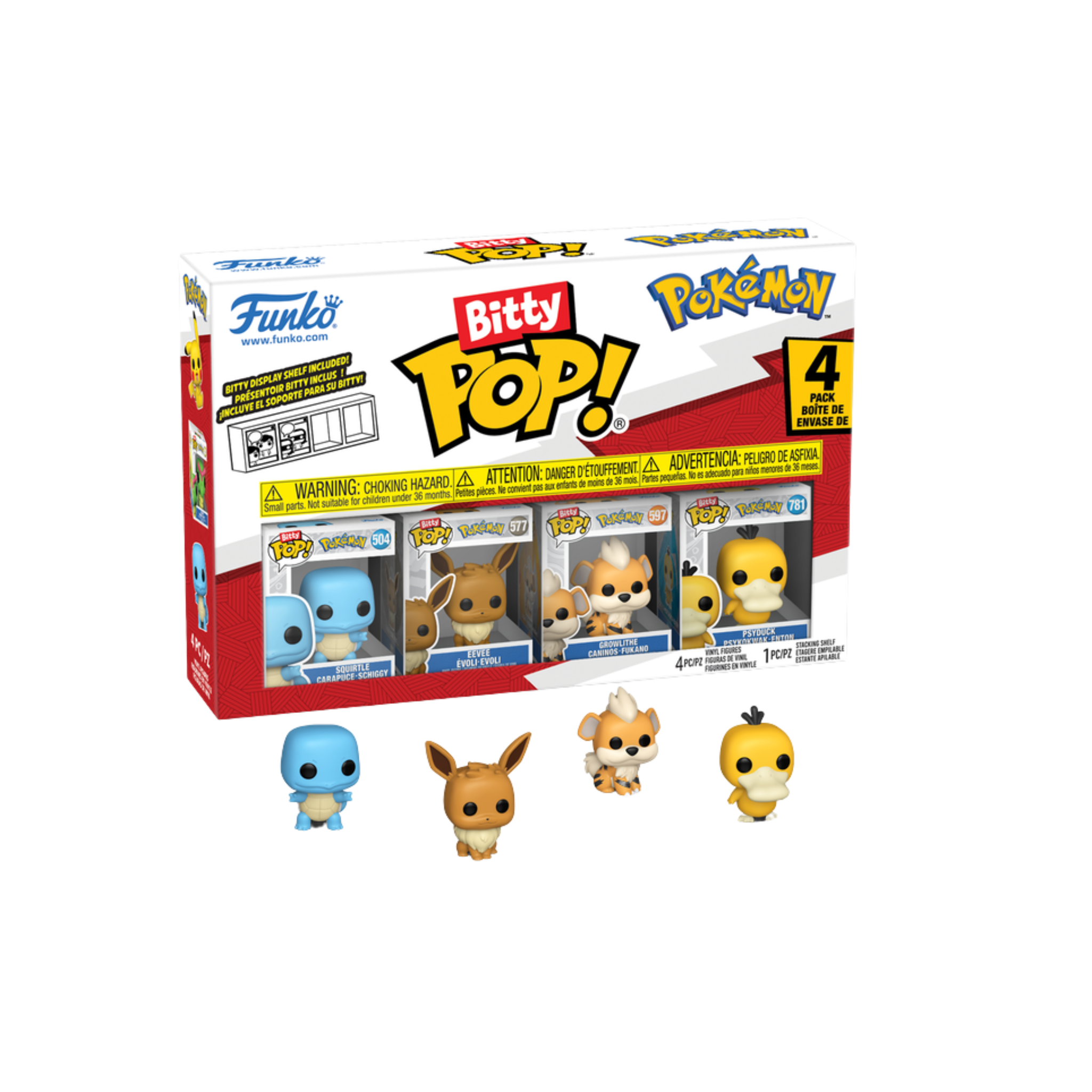 Bitty POP! - Pokémon 4-Pack Series 4