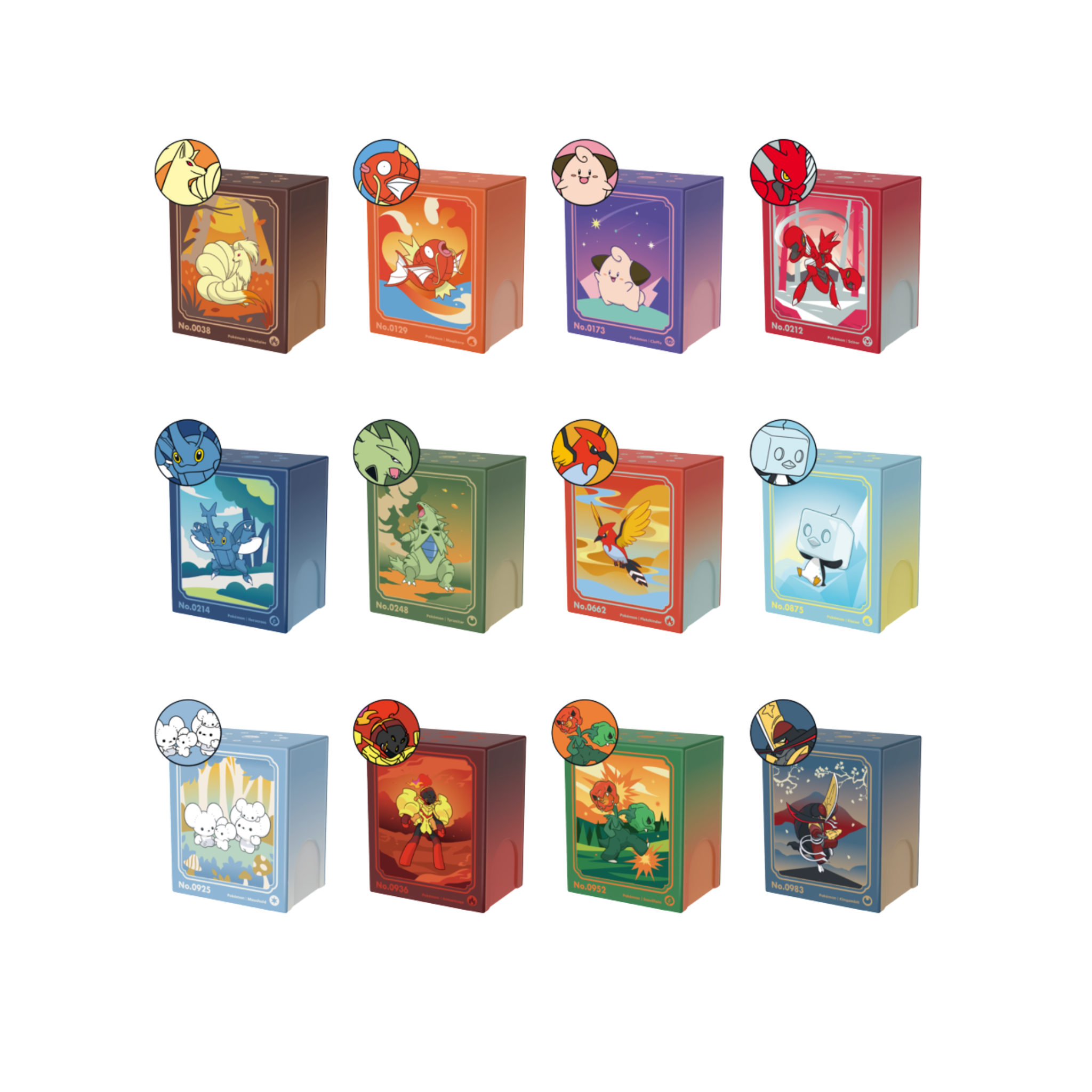 CHINESE (Simplified) - Pokémon Metal Card Deck Storage Box Set