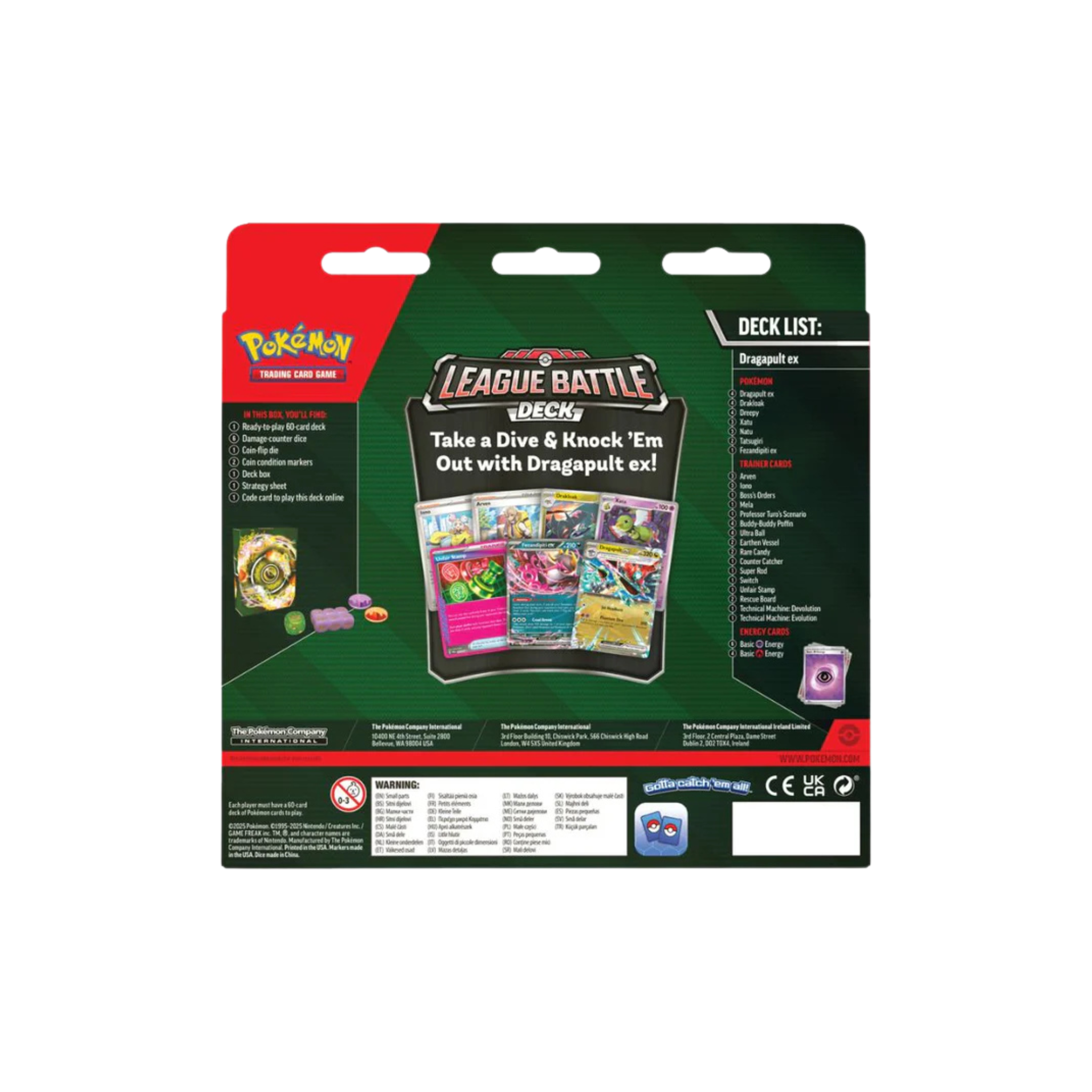 ENGLISH - Dragapult ex League Battle Deck