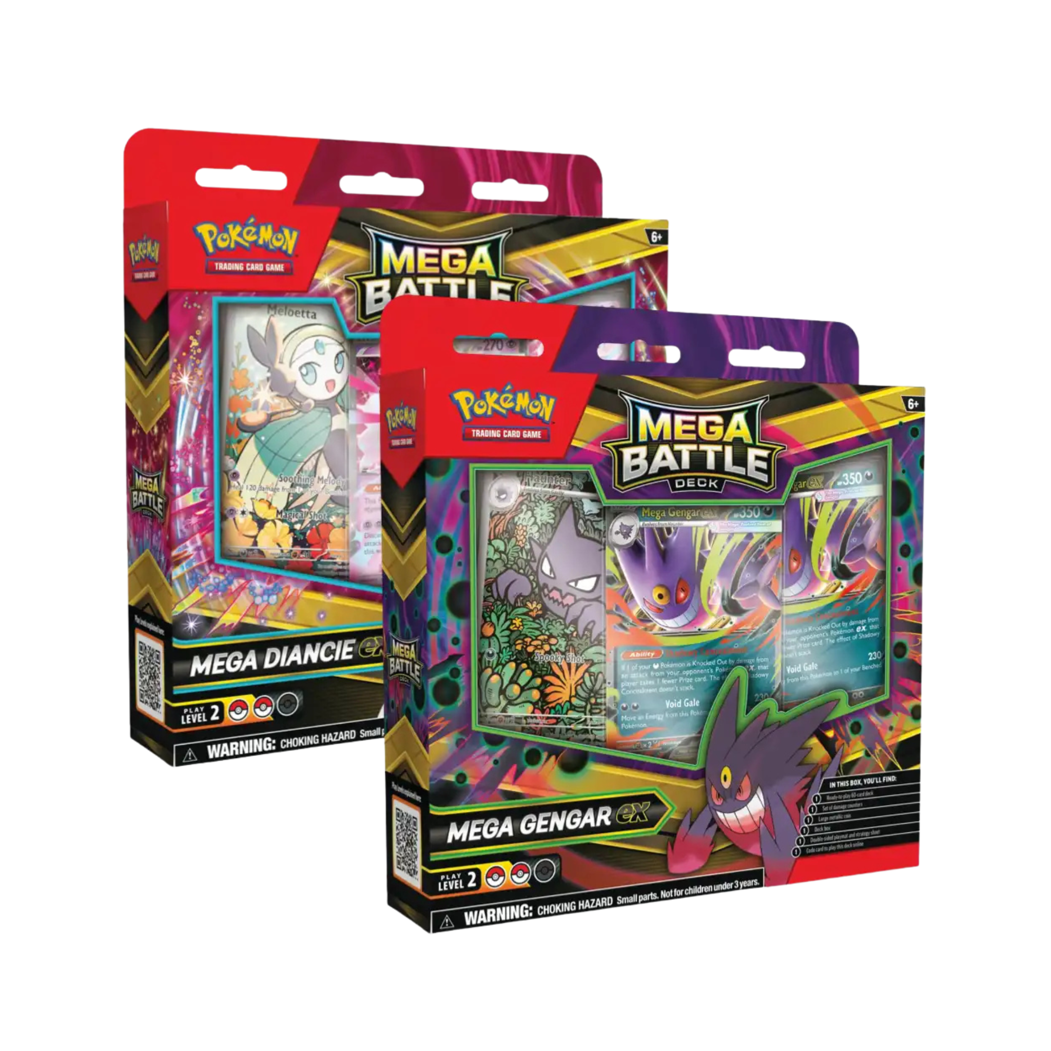 ENGLISH - Mega Gengar & Mega Diancie EX Battle Decks Bundle