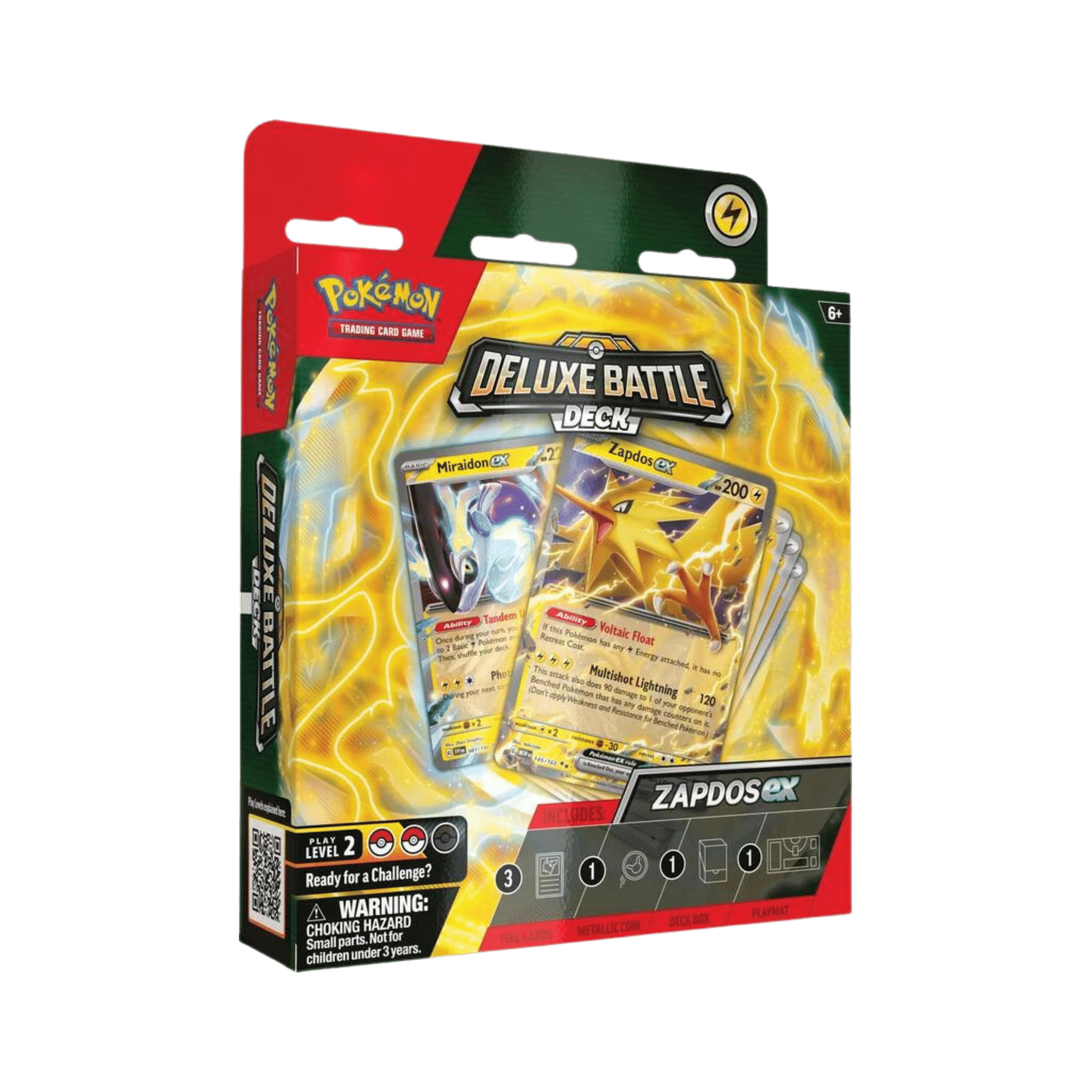 ENGLISH - Zapdos Ex & Ninetales Ex Deluxe Battle Deck