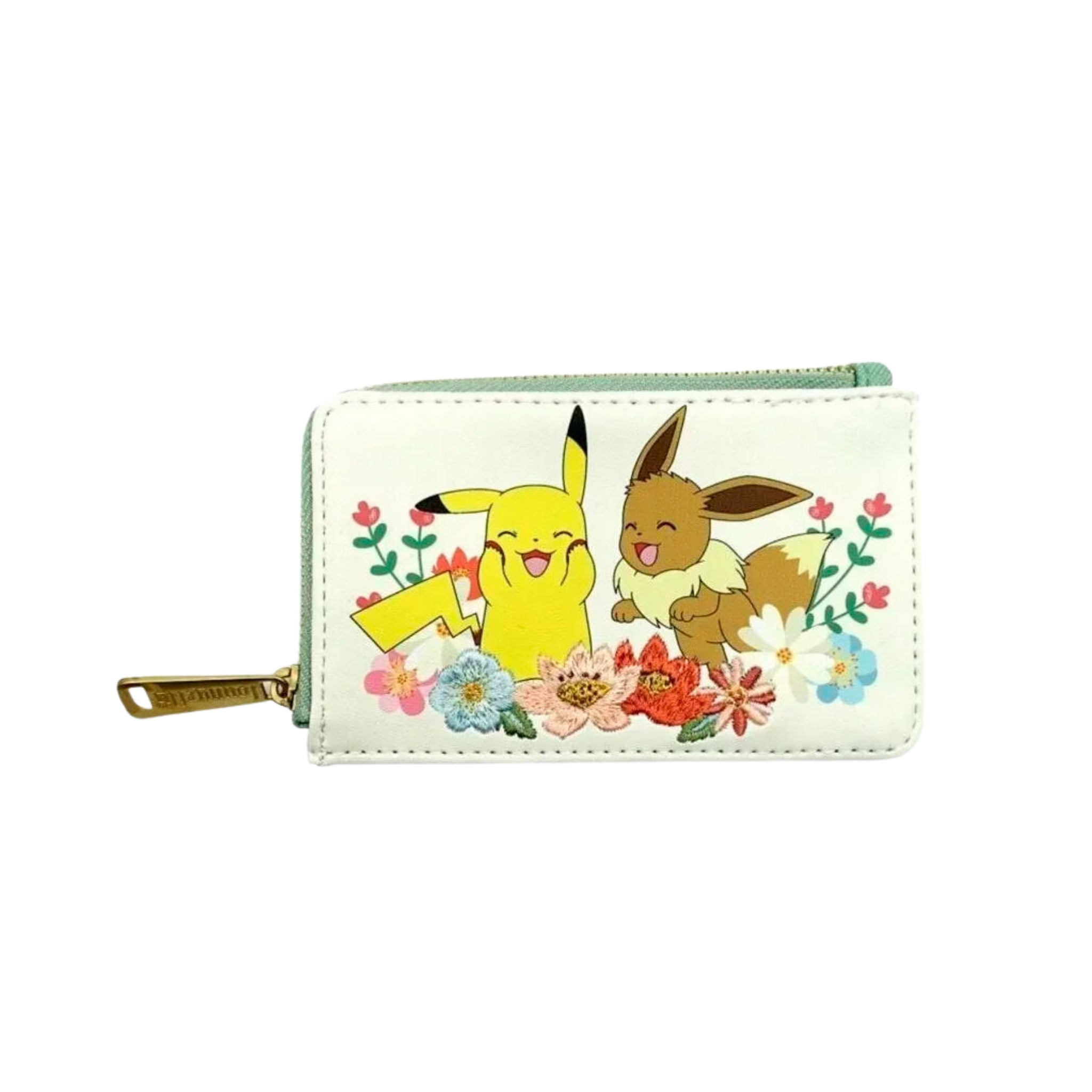LOUNGEFLY - Pikachu & Eevee Floral Wallet