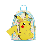 LOUNGEFLY - Pikachu Floral Crown Mini Backpack