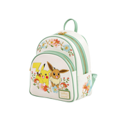 LOUNGEFLY - Pikachu & Eevee Floral Mini Backpack