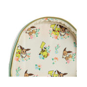 LOUNGEFLY - Pikachu & Eevee Floral Mini Backpack