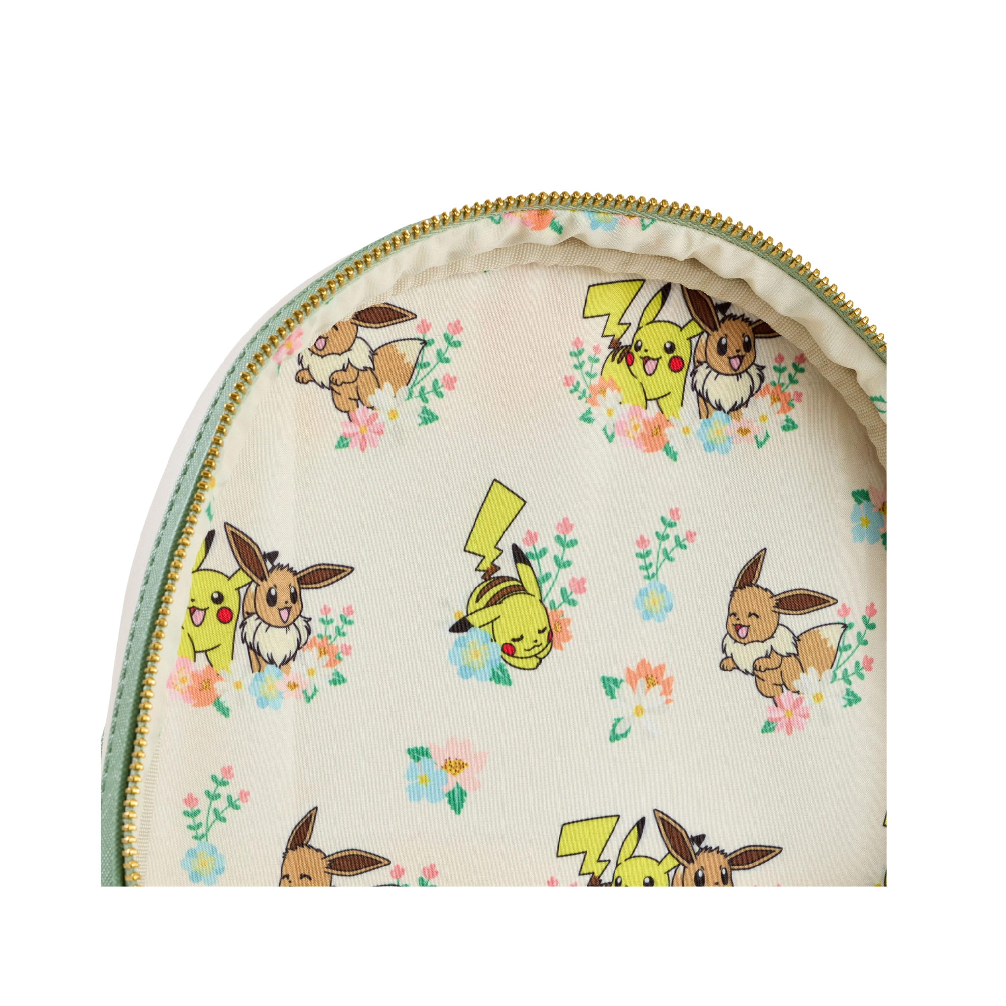 LOUNGEFLY - Pikachu & Eevee Floral Mini Backpack