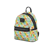 LOUNGEFLY - Pikachu & Starters All Over Print Mini Backpack