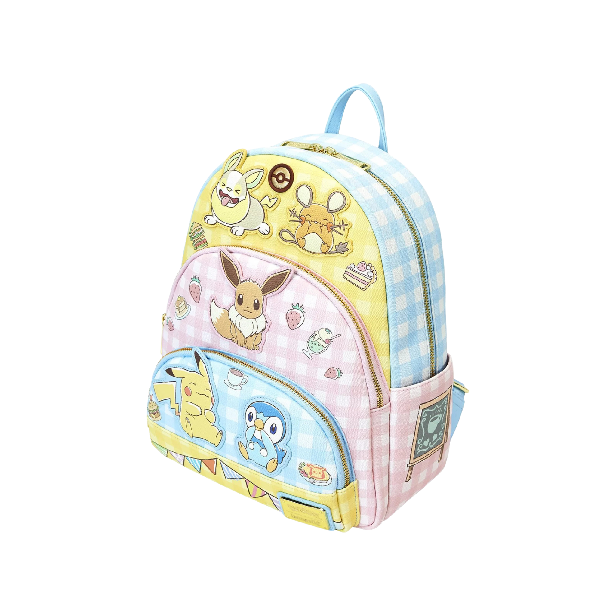 LOUNGEFLY - Pokémon Café Triple Pocket Mini Backpack