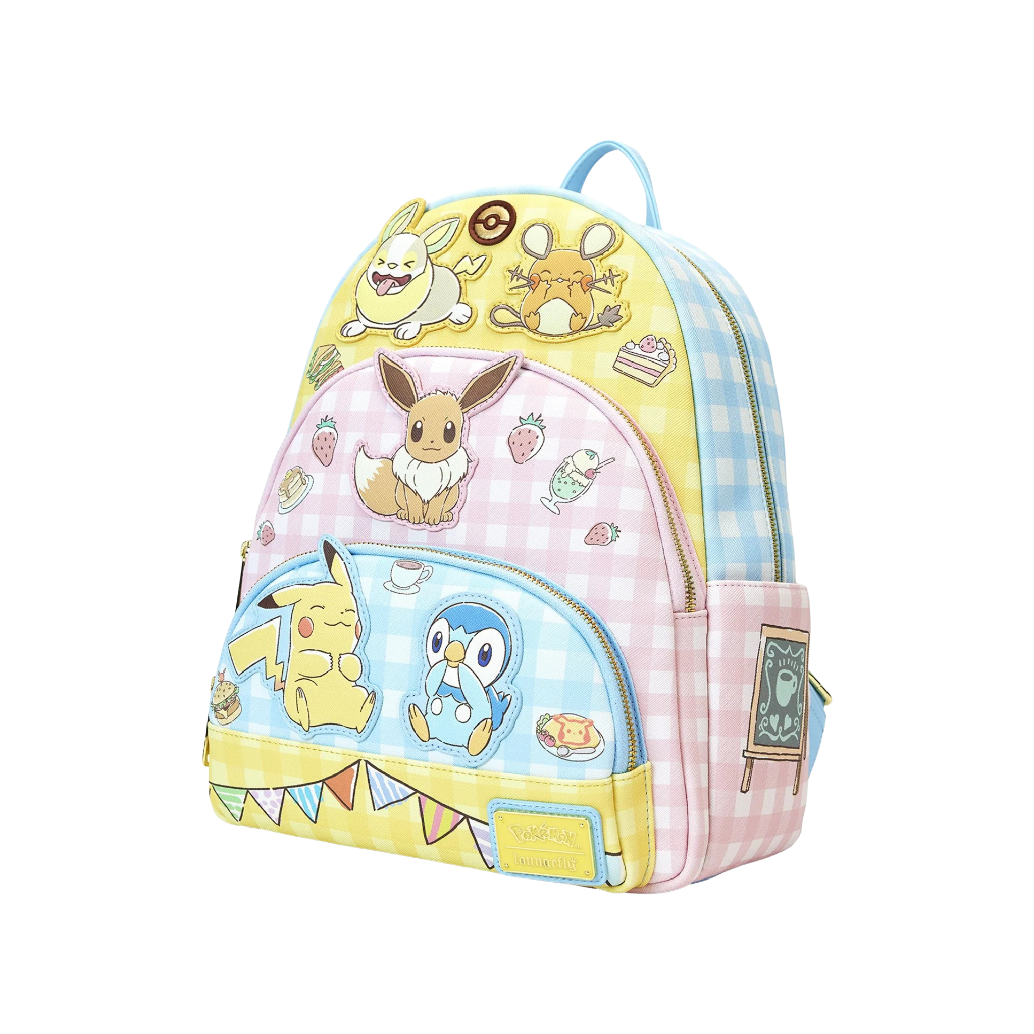 LOUNGEFLY - Pokémon Café Triple Pocket Mini Backpack