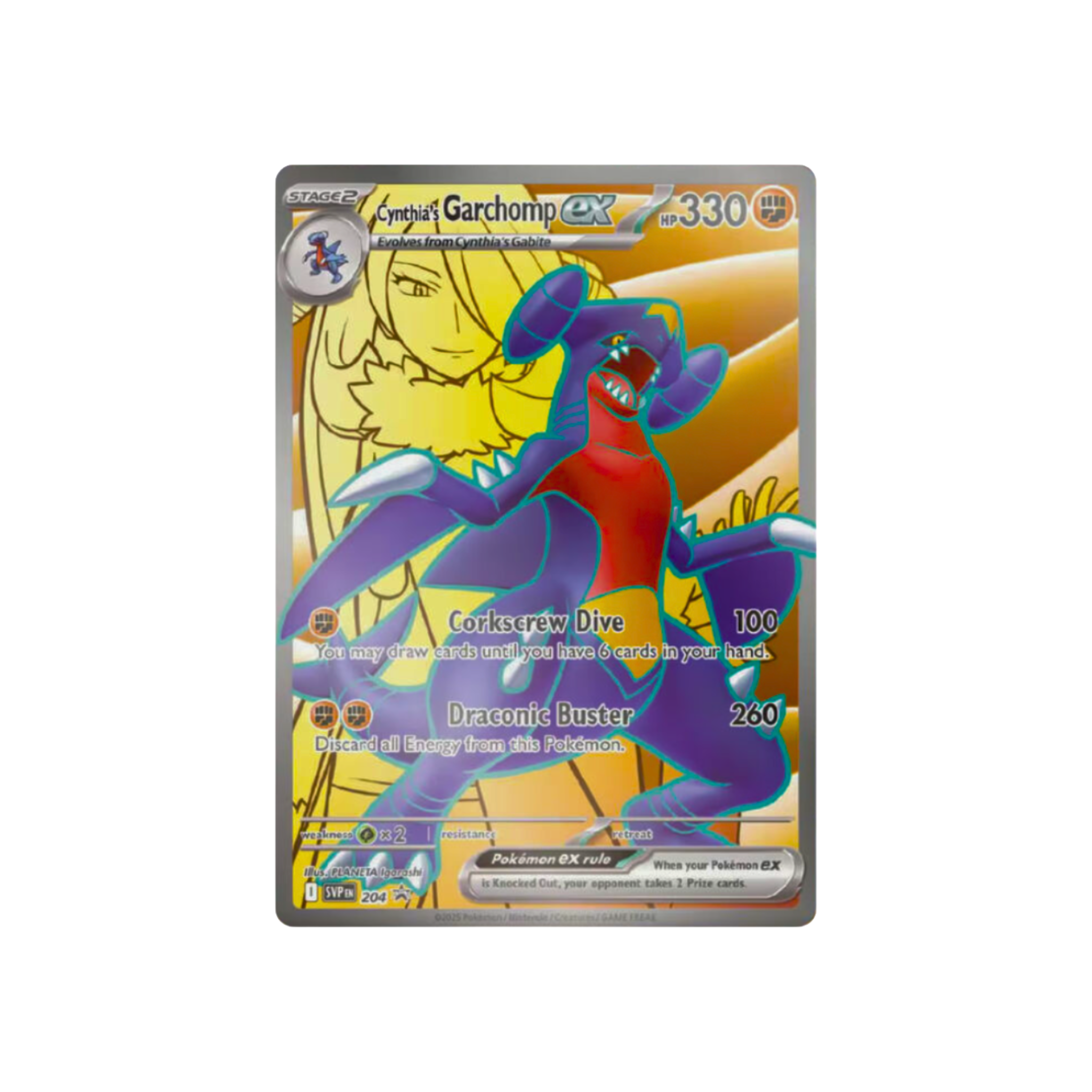 ENGLISH - Cynthia’s Garchomp EX Premium Collection