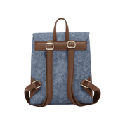 LOUNGEFLY - Leather Pokémon Denim Patches Mini Backpack