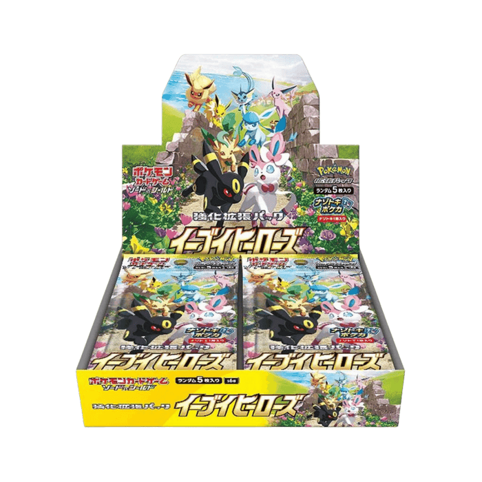 Auction - JAPANESE - Eevee Heroes Booster Box - s6a