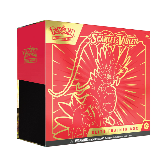 Auction - ENGLISH - Scarlet & Violet Elite Trainer Box - Koraidon (Red) Box