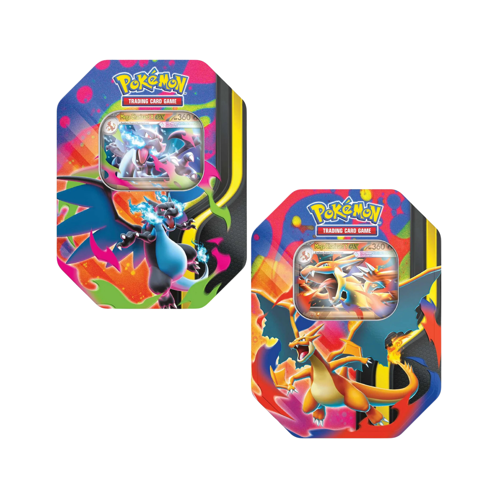 ENGLISH - Mega Charizard X & Y 4-Booster Tin