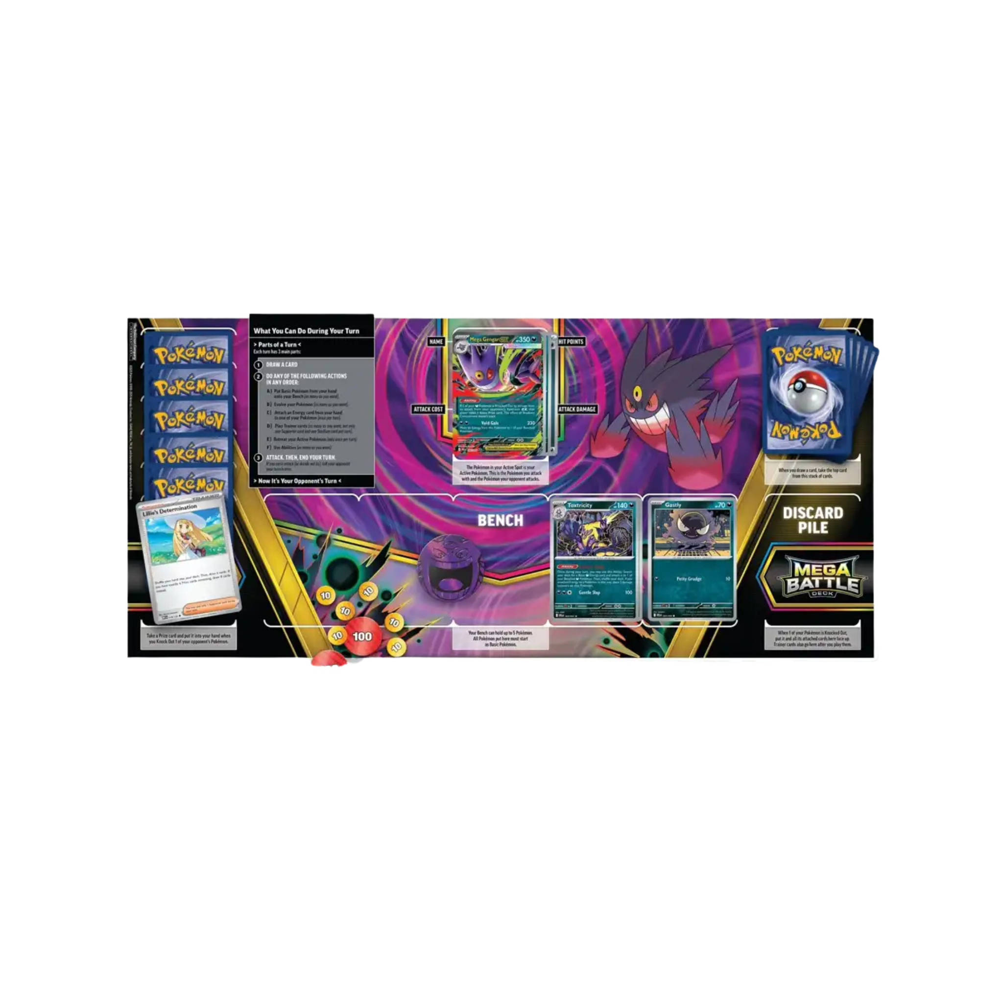 ENGLISH - Mega Gengar & Mega Diancie EX Battle Decks Bundle