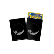 Pokémon Center Deck Sleeves - Black Pokéball