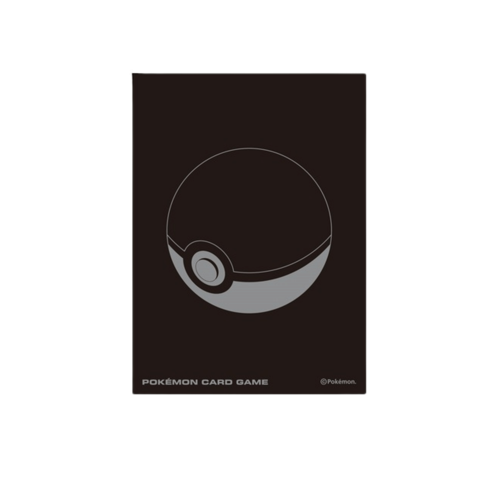 Pokémon Center Deck Sleeves - Black Pokéball