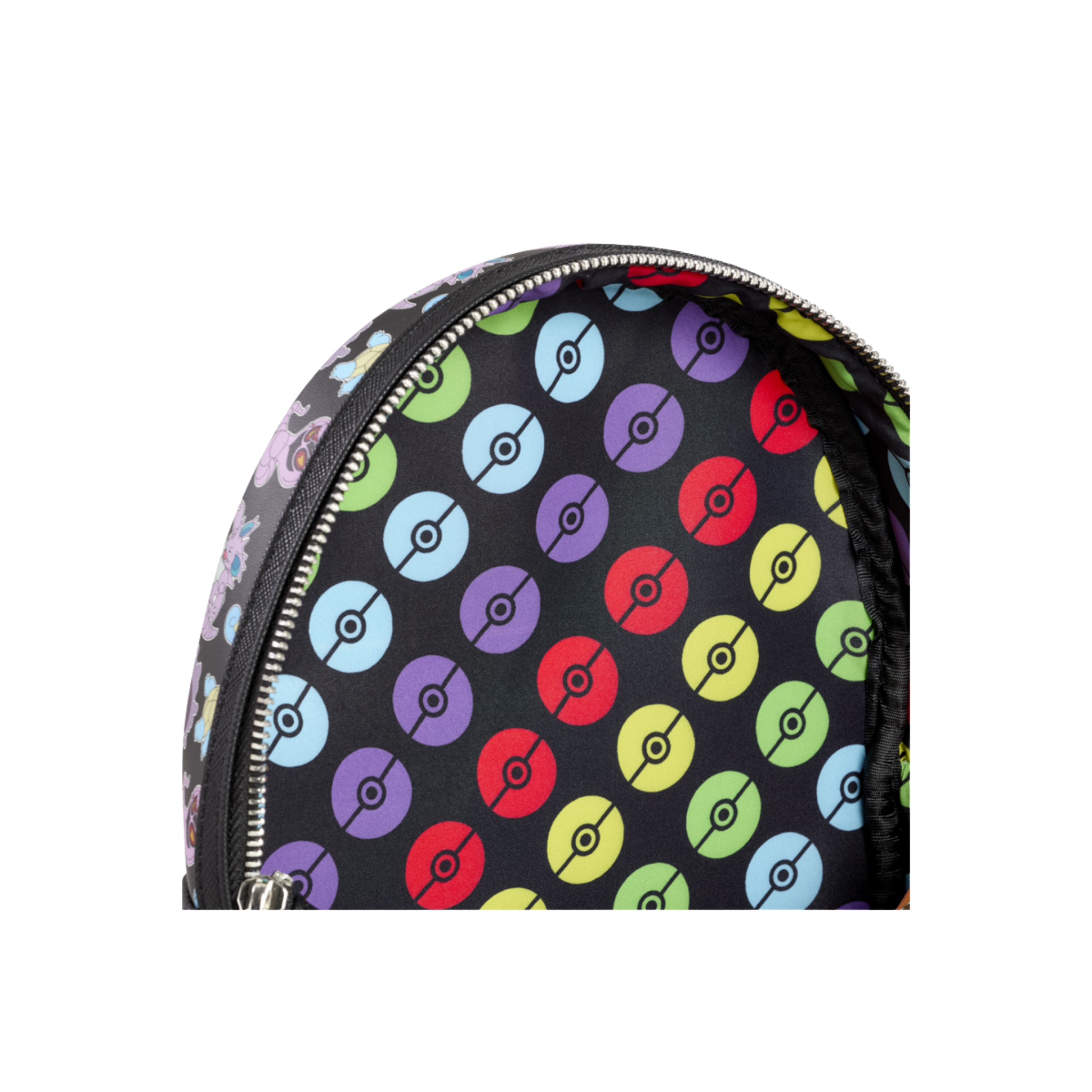 LOUNGEFLY - Pokémon Multi Character All-Over Print Mini Backpack