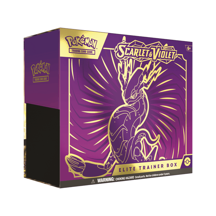 Auction - ENGLISH - Scarlet & Violet Elite Trainer Box - Miraidon (Purple) Box