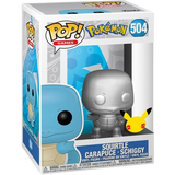 Funko POP! Silver - Squirtle #504