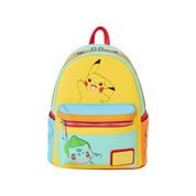 LOUNGEFLY - Pokémon Color Block Starters Mini Backpack