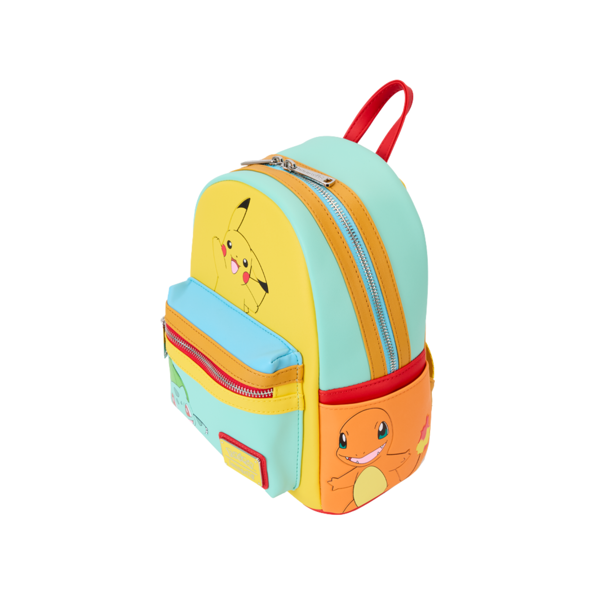 LOUNGEFLY - Pokémon Color Block Starters Mini Backpack