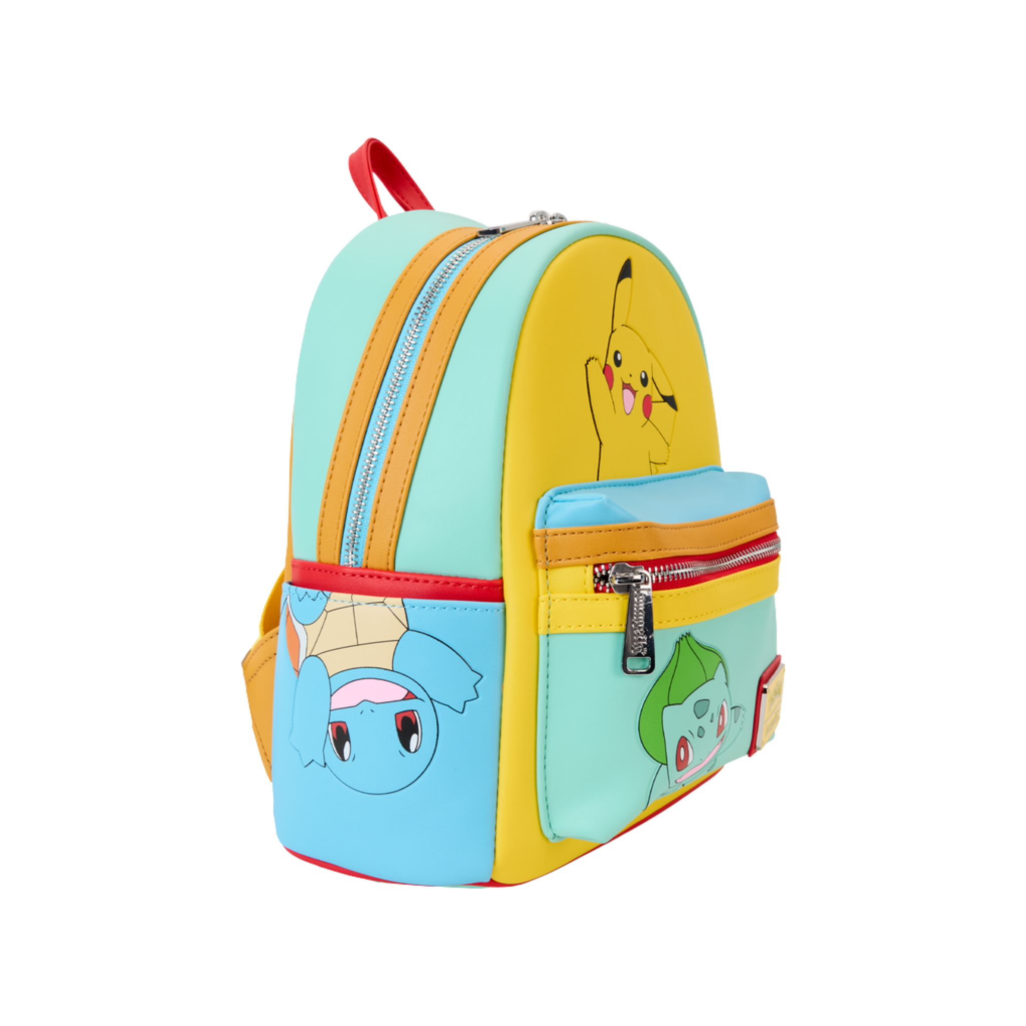 LOUNGEFLY - Pokémon Color Block Starters Mini Backpack