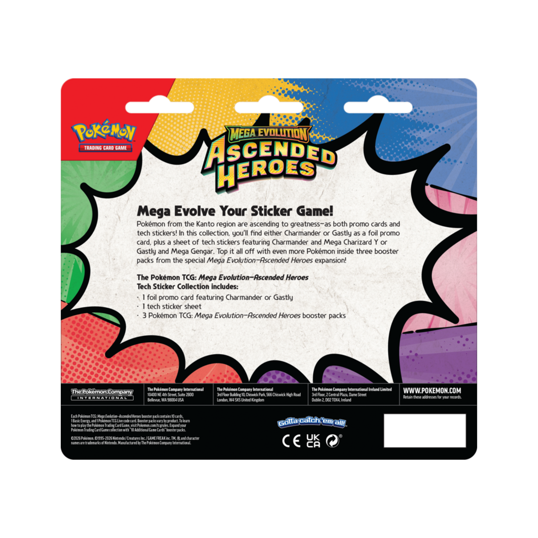 ENGLISH - Ascended Heroes Tech Sticker Blister