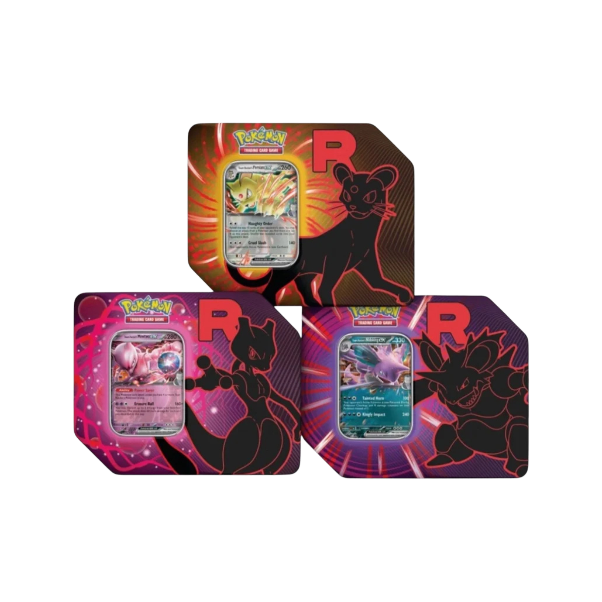 Auction - ENGLISH - Team Rocket 5-Booster Tin Bundle