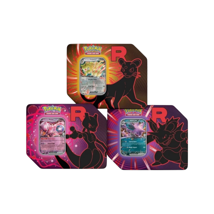 Auction - ENGLISH - Team Rocket 5-Booster Tin Bundle