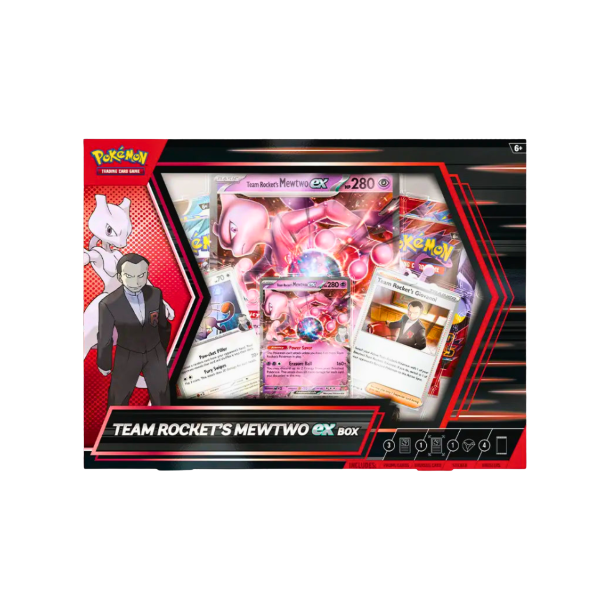 ENGLISH - Team Rocket's Mewtwo ex Box